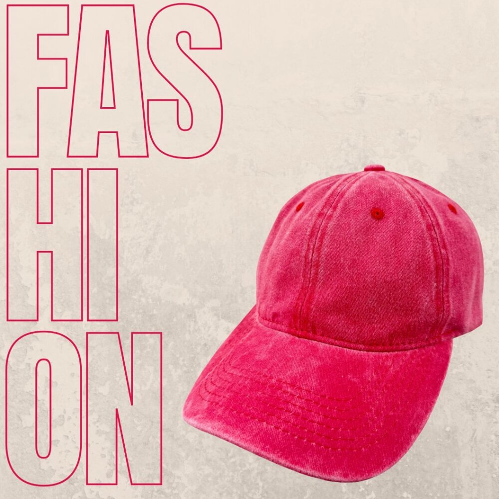 Unisex caps Vintage Red- One Size / monogram hat/hat with name/ hat wi…